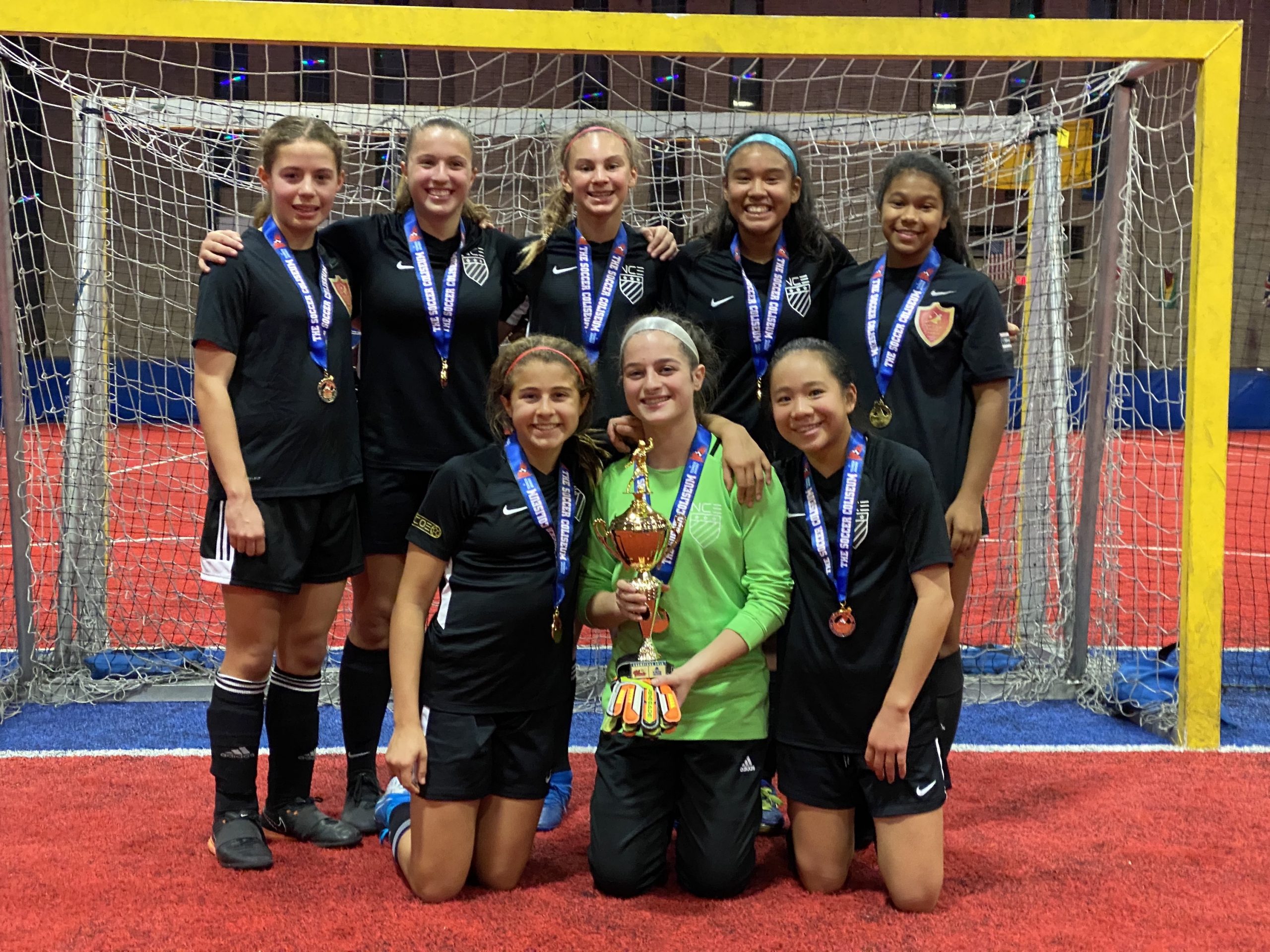 NCE 2006 Girls Soccer Coliseum Tournament Champions