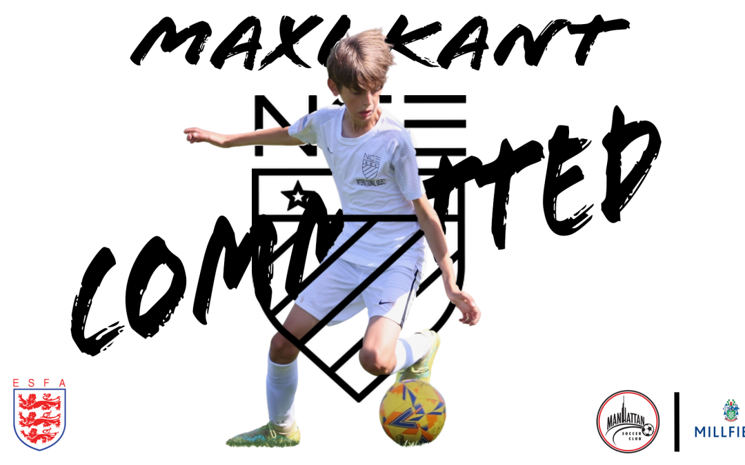 Maxi Kant Commits To England With Soccer World At His Feet