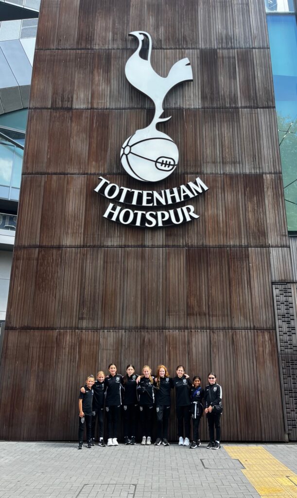 NCE Girls at Tottenham